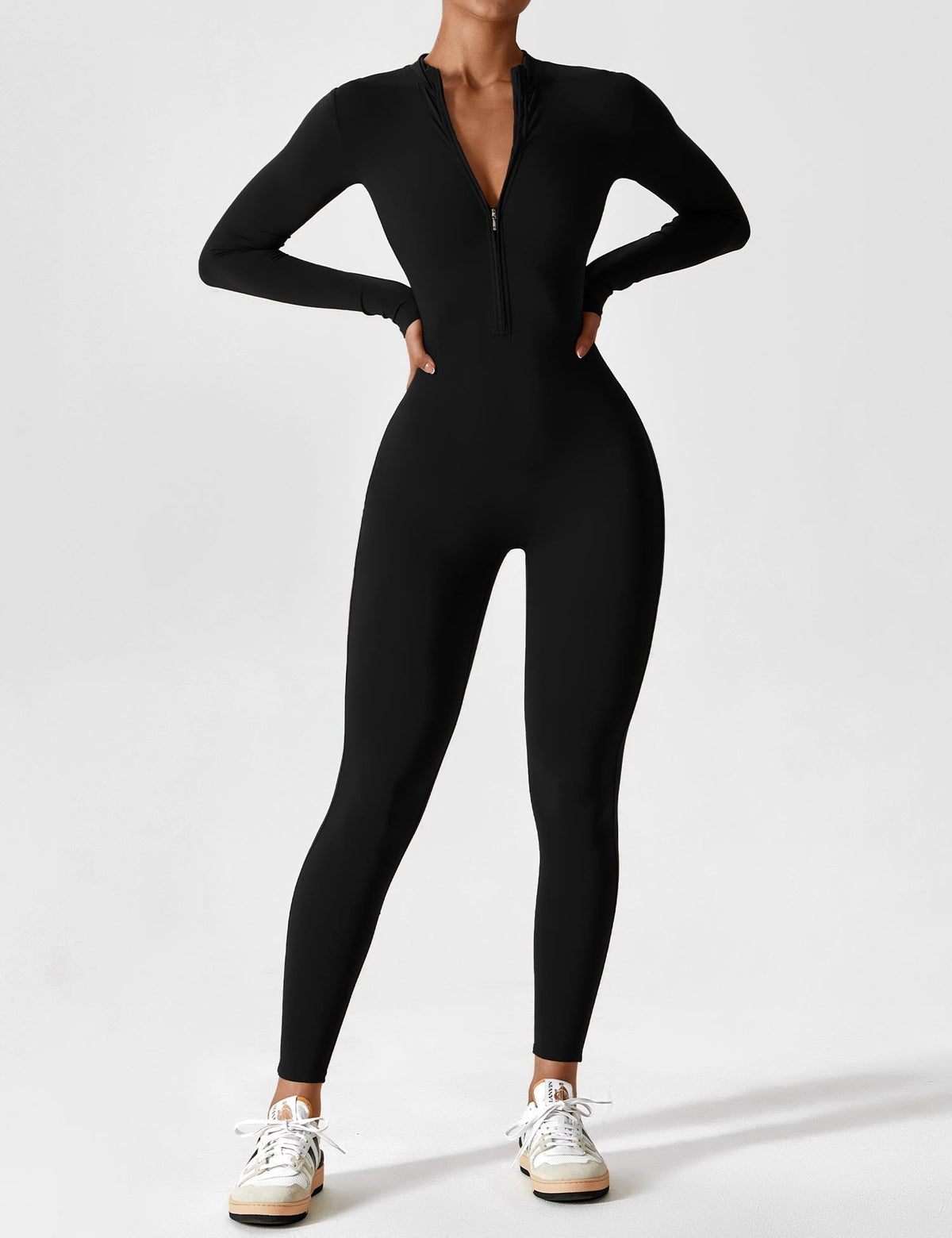 Aansluitende sportjumpsuit voor dames
