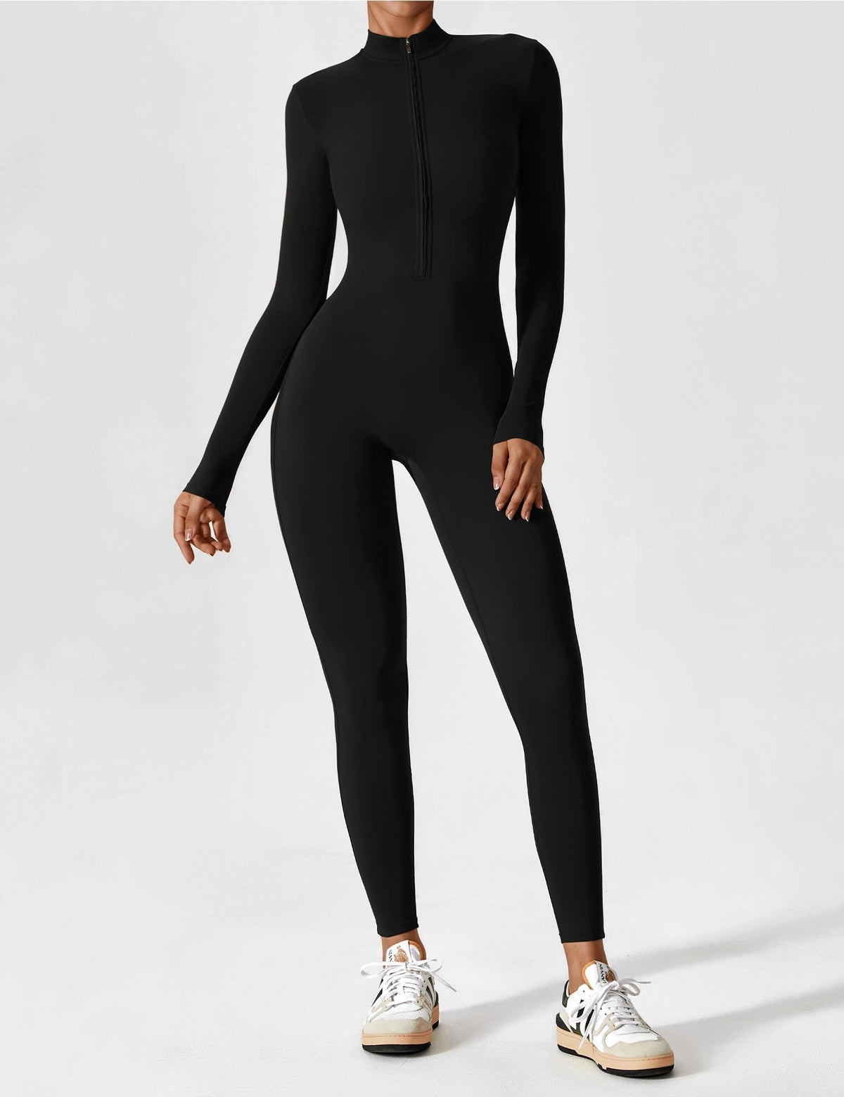 Aansluitende sportjumpsuit voor dames