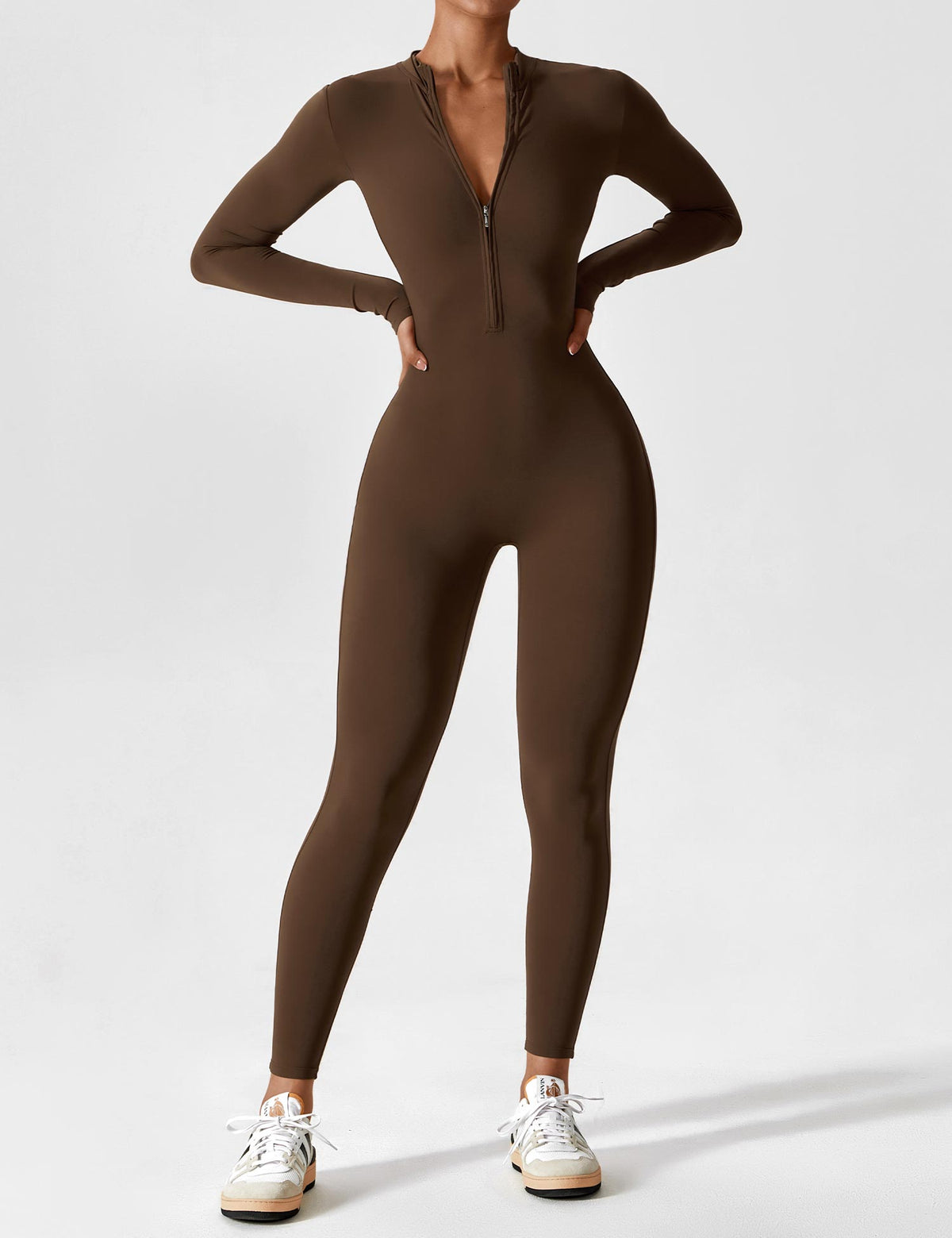 Aansluitende sportjumpsuit voor dames