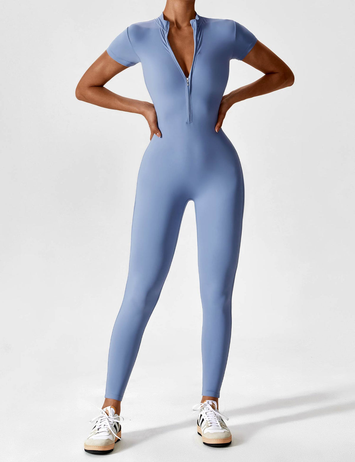 Aansluitende sportjumpsuit voor dames