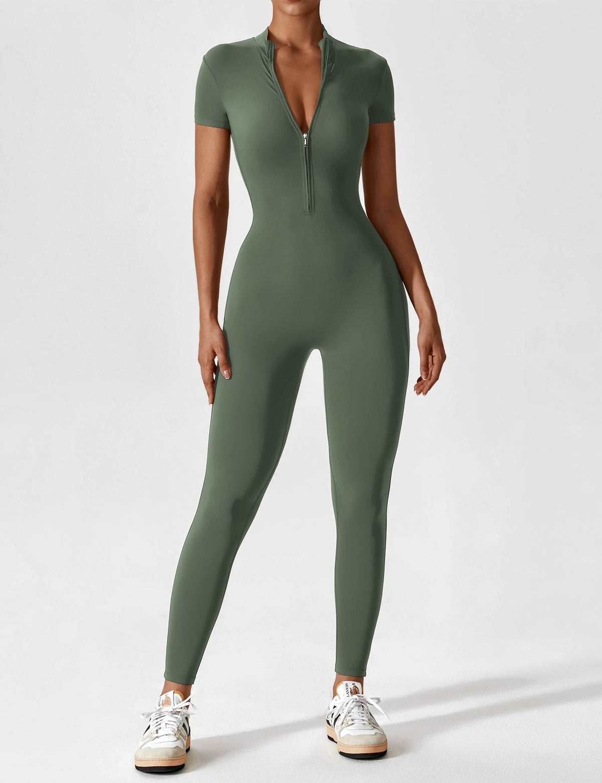 Aansluitende sportjumpsuit voor dames