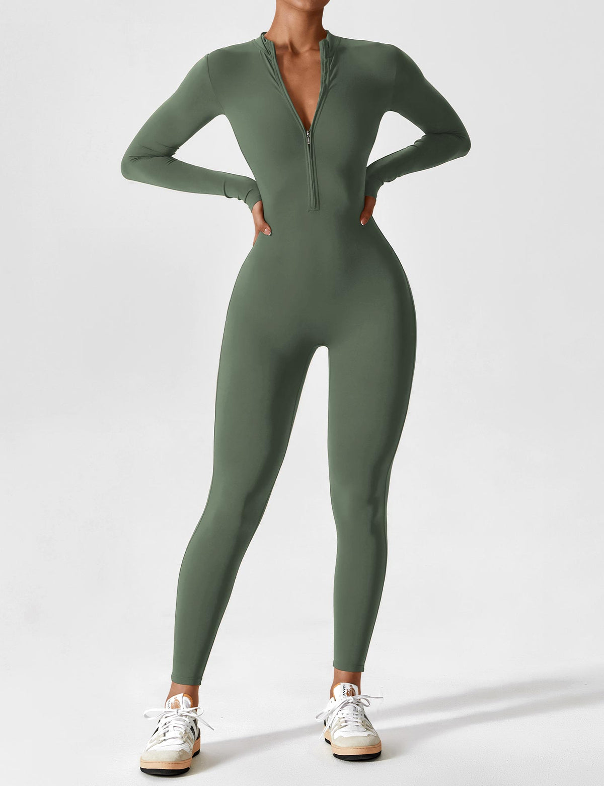 Aansluitende sportjumpsuit voor dames