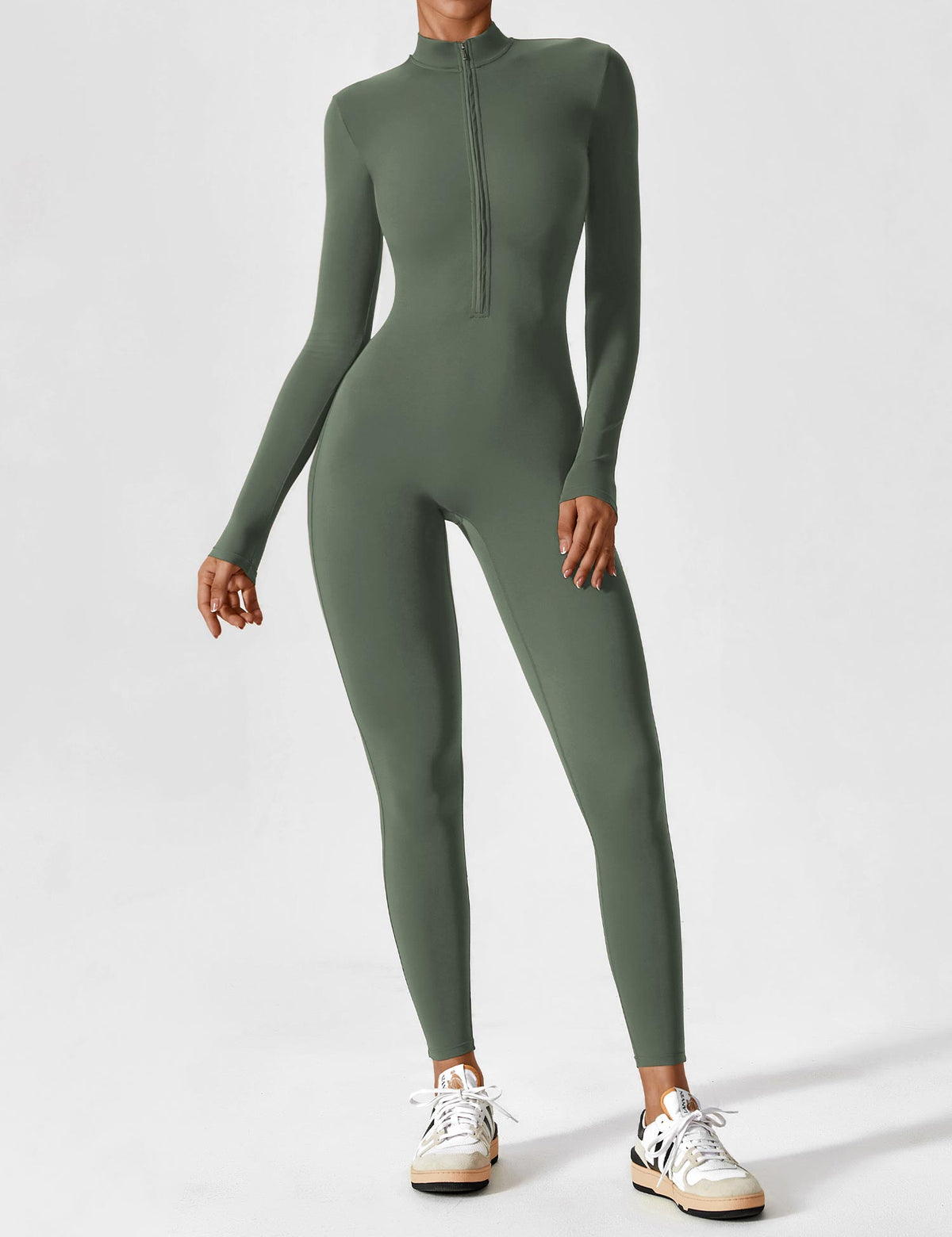Aansluitende sportjumpsuit voor dames