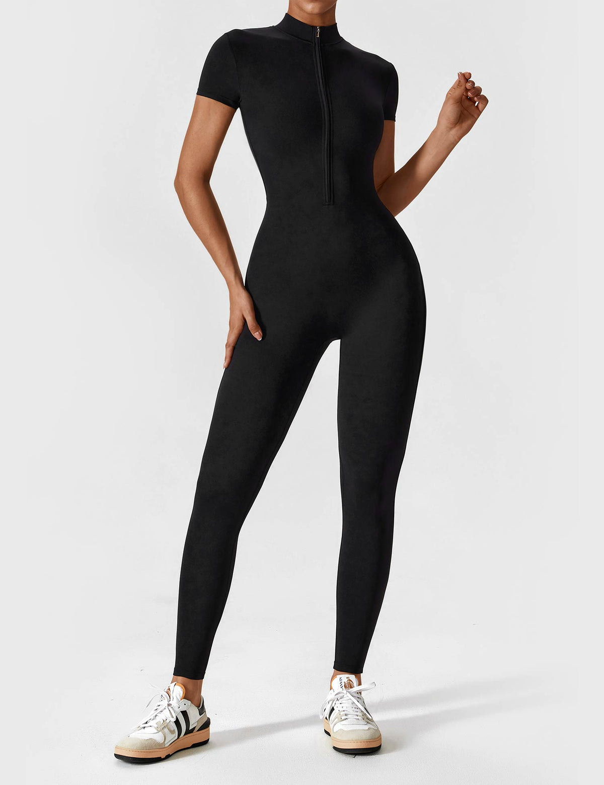 Aansluitende sportjumpsuit voor dames