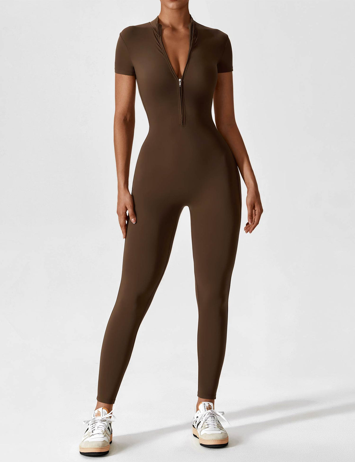Aansluitende sportjumpsuit voor dames