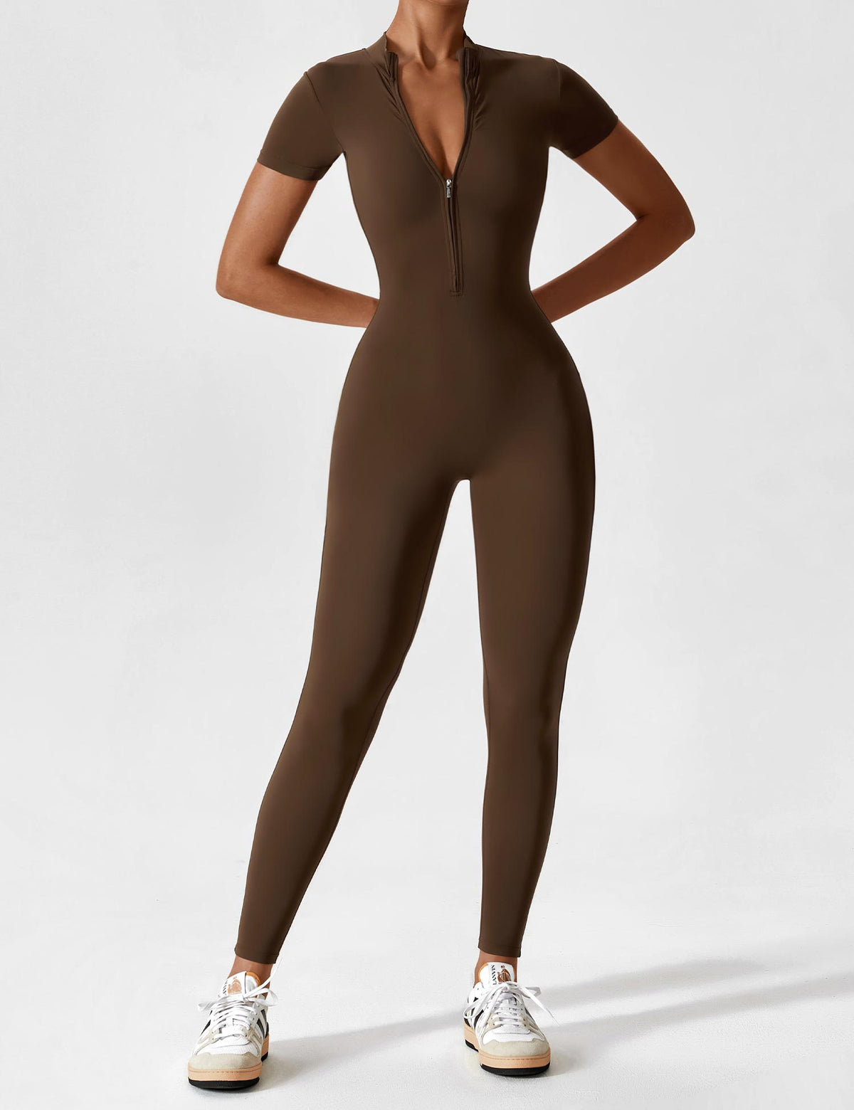 Aansluitende sportjumpsuit voor dames