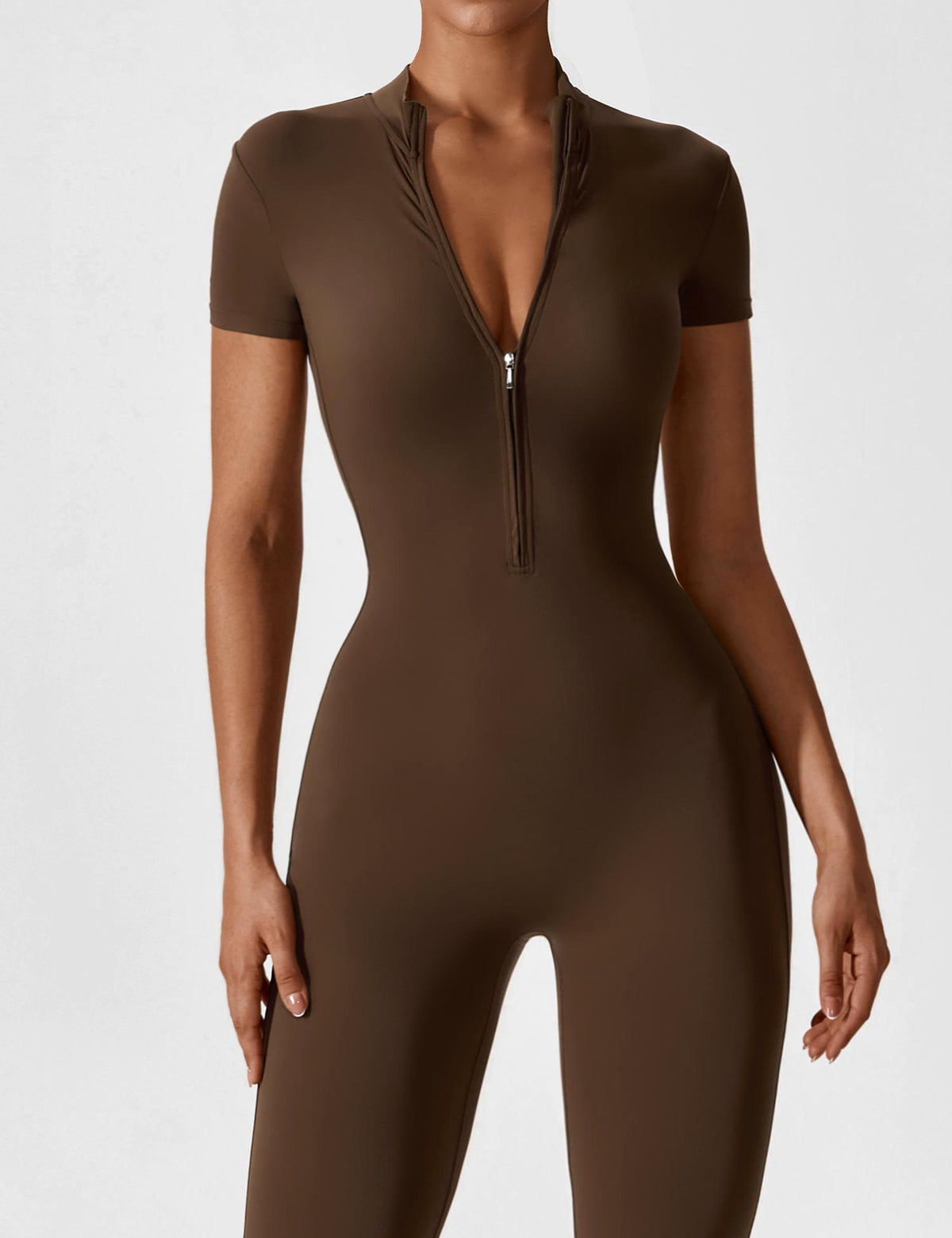 Aansluitende sportjumpsuit voor dames